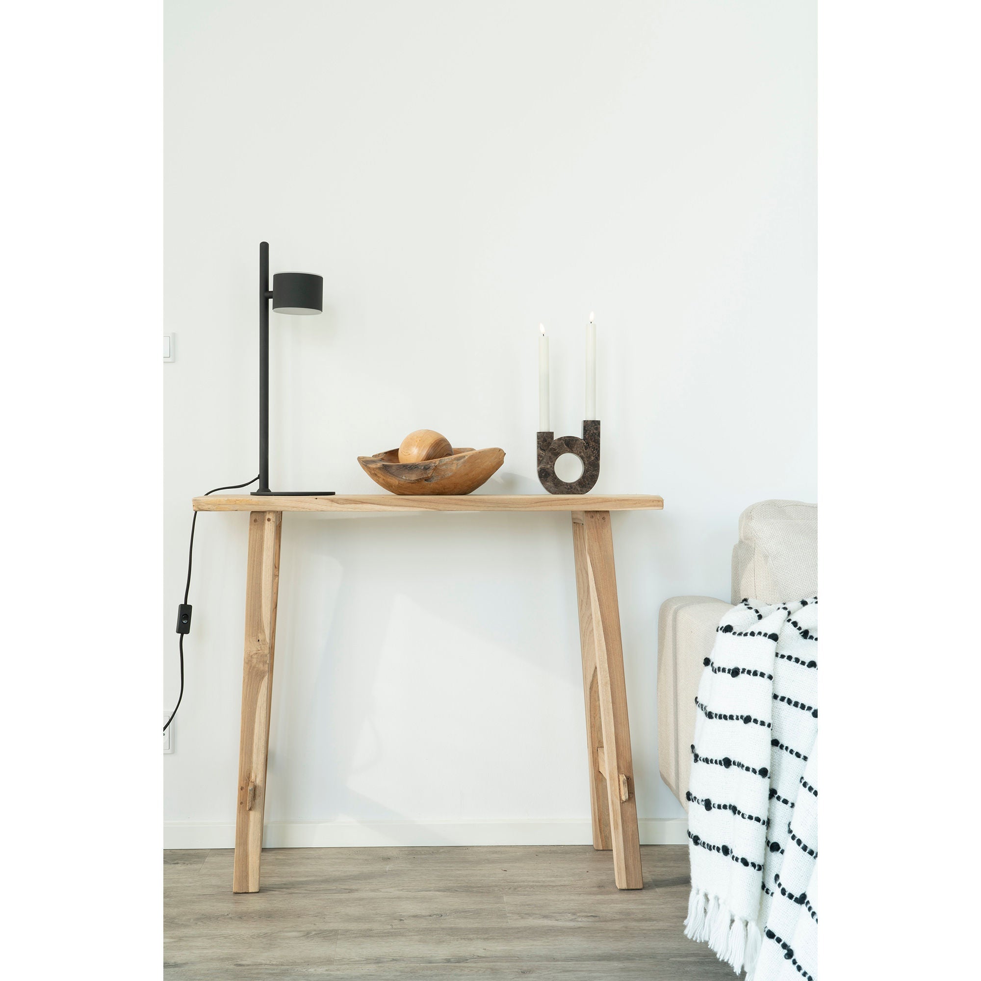 House Nordic Girona Teak Console Table