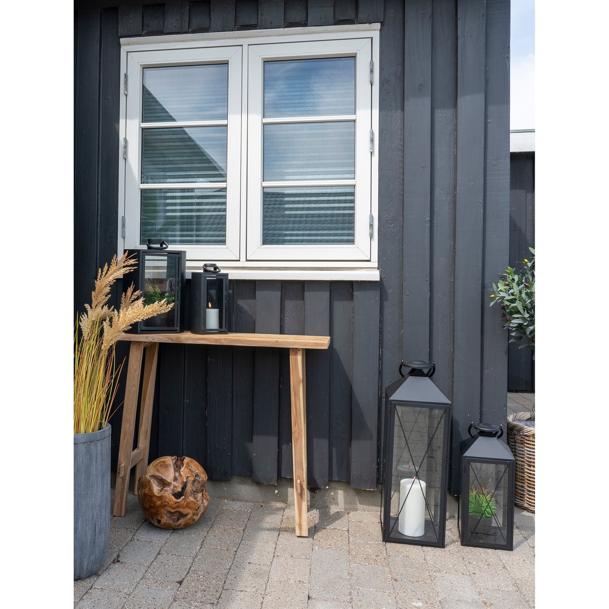 House Nordic Girona Teak Console Table