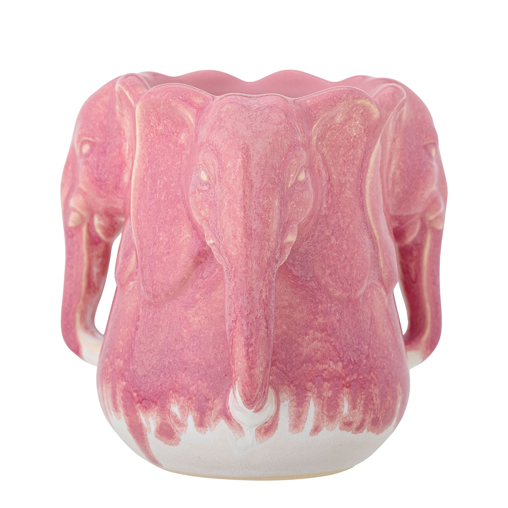 Bloomingville Pontus Vase, Pink, Stoneware