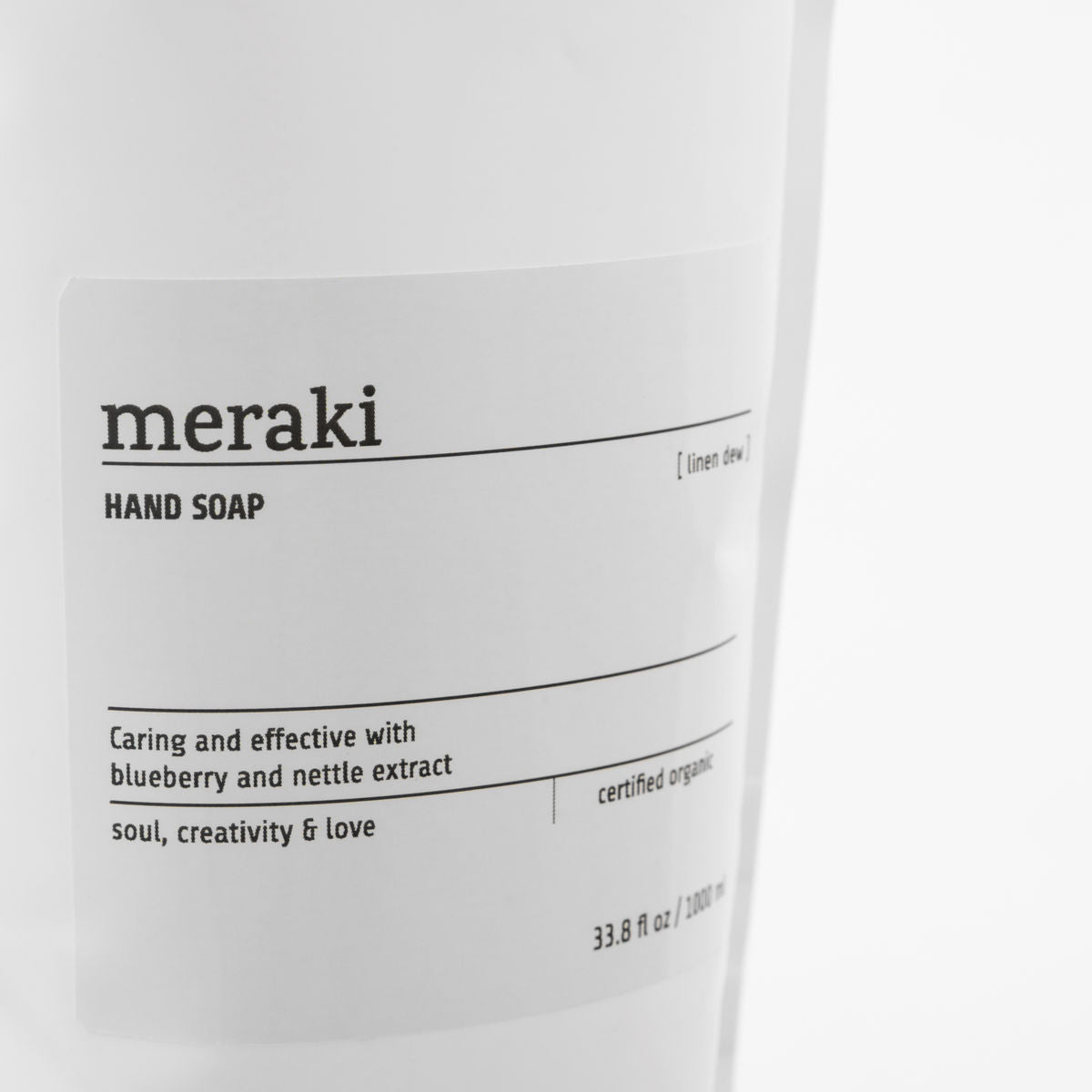 Meraki Hand soap, Linen dew refill
