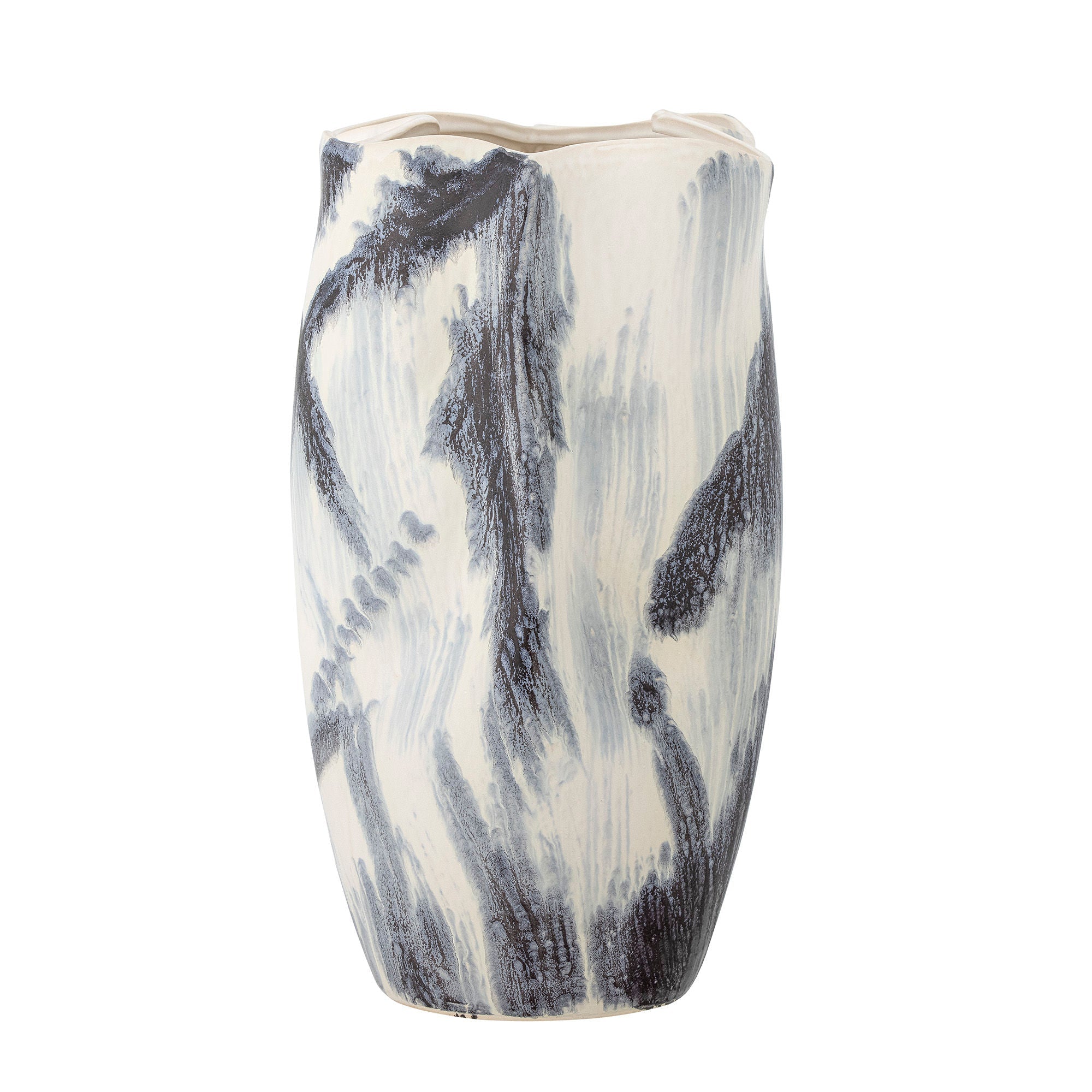 Bloomingville Elira Vase, Black, Stoneware