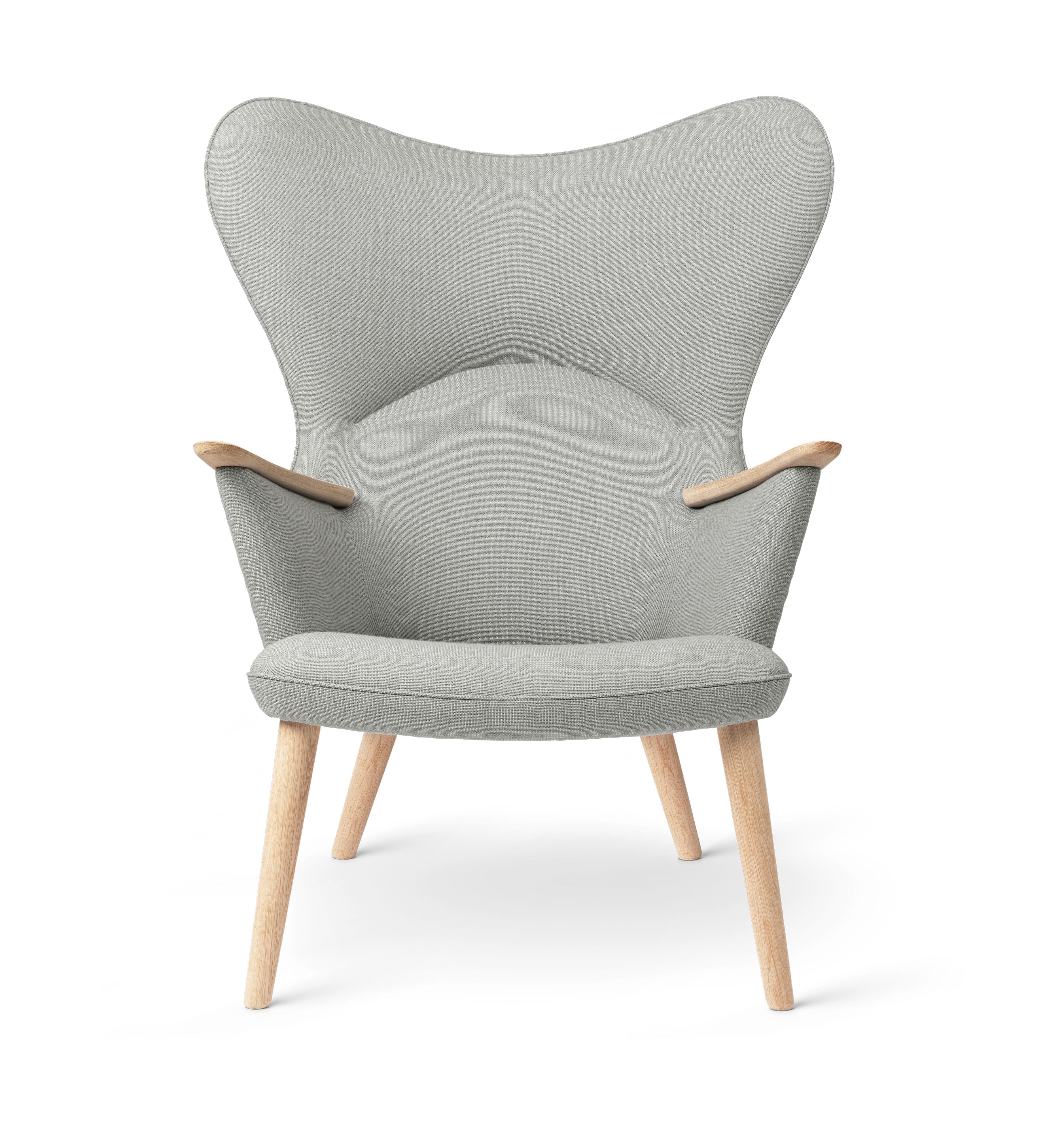 [product_category]-Carl Hansen Ch78 Mama Bear Lounge Chair, Oak Soap/Passion 13101-Carl Hansen-5715397107281-CH-78-020-101-HR-FSC-70-Passion-13101-CAR-1