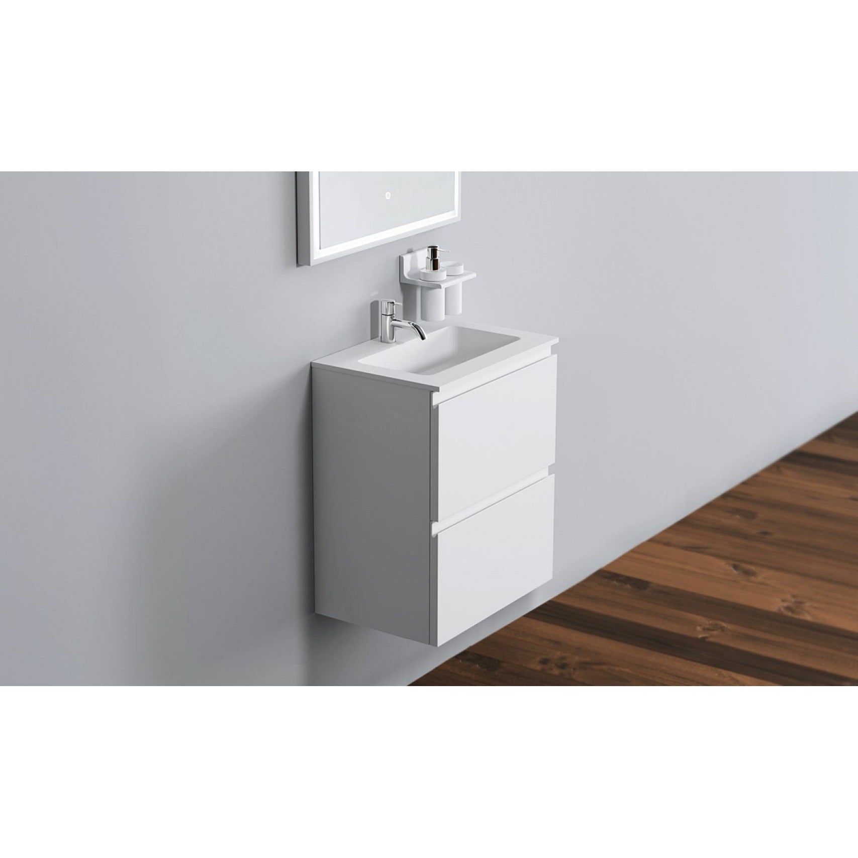 [product_category]-Copenhagen Bath Romsø Center Wash Basin, L50 Cm-Copenhagen Bath-5700300400689-30040068-COP-4