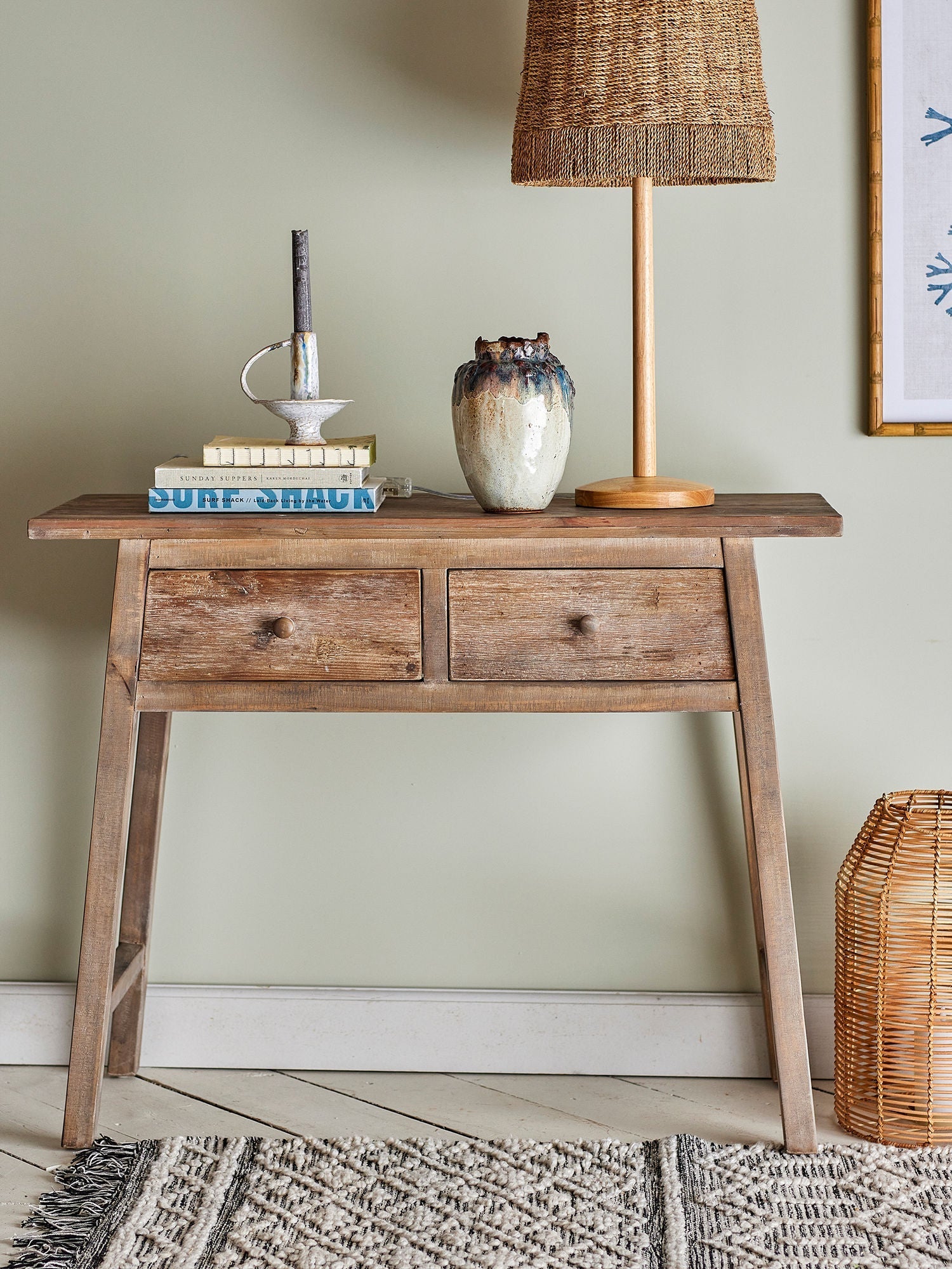 [product_category]-Creative Collection Camden Console Table, Nature, Reclaimed Pine Wood-Creative Collection-5711173335565-82064471-BLO-7