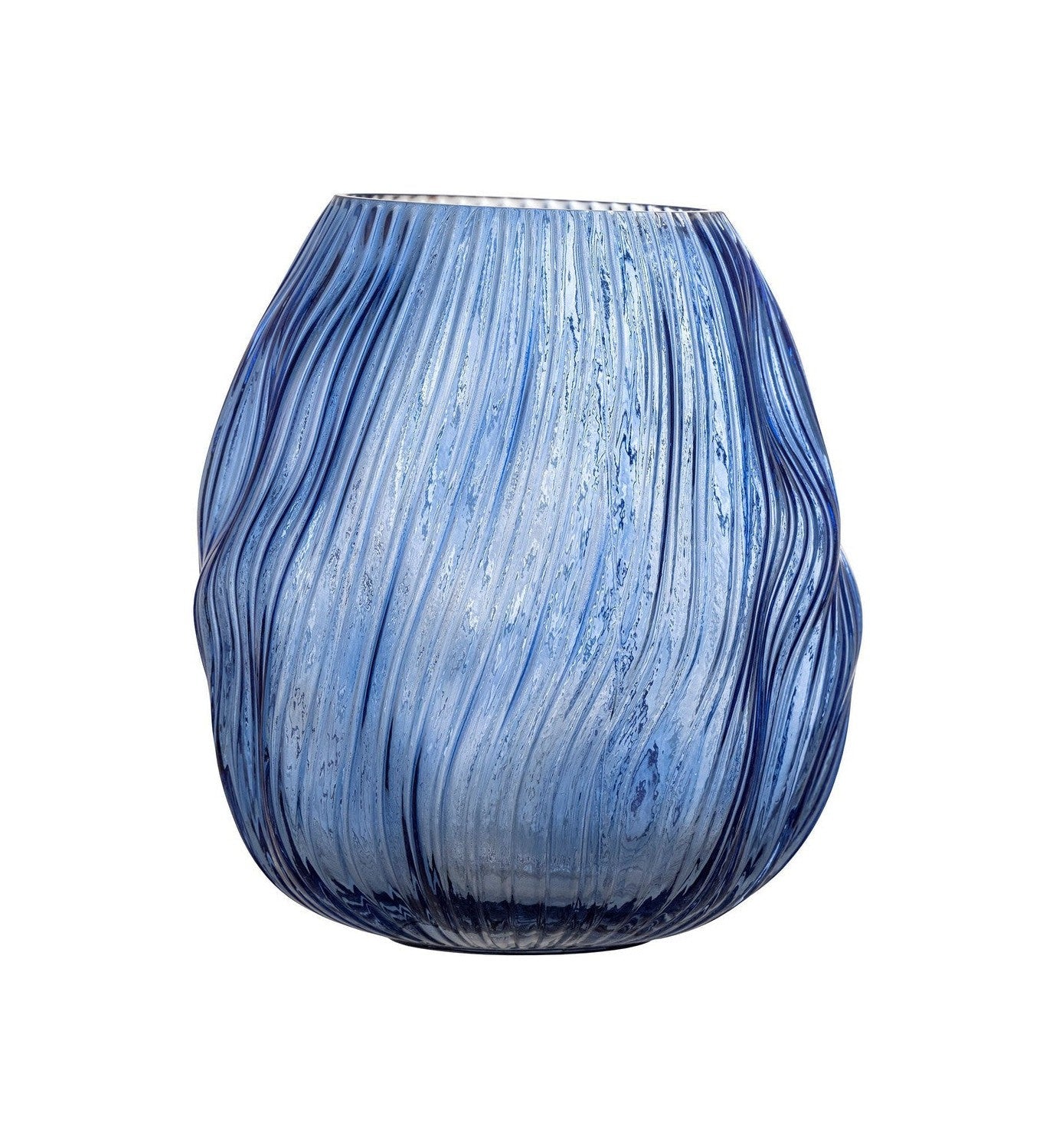 Creative Collection Leyla Vase, Blue, Glass