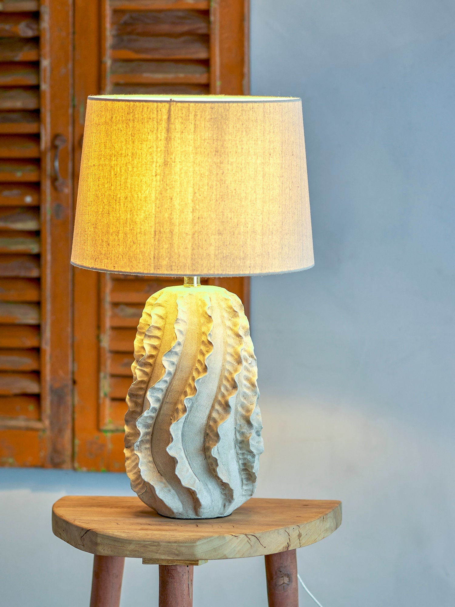 [product_category]-Creative Collection Natika Table lamp, Nature, Stoneware-Creative Collection-5711173324651-82068056-BLO-3