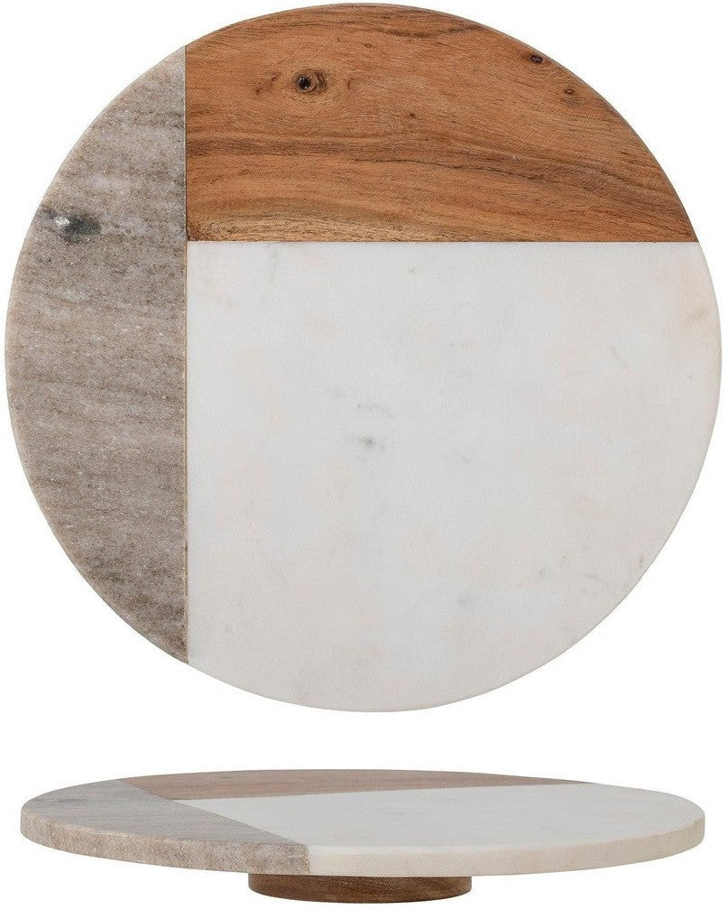 [product_category]-Creative Collection Olly Cake Tray, White, Marble-Creative Collection-5711173293599-82058050-BLO-1