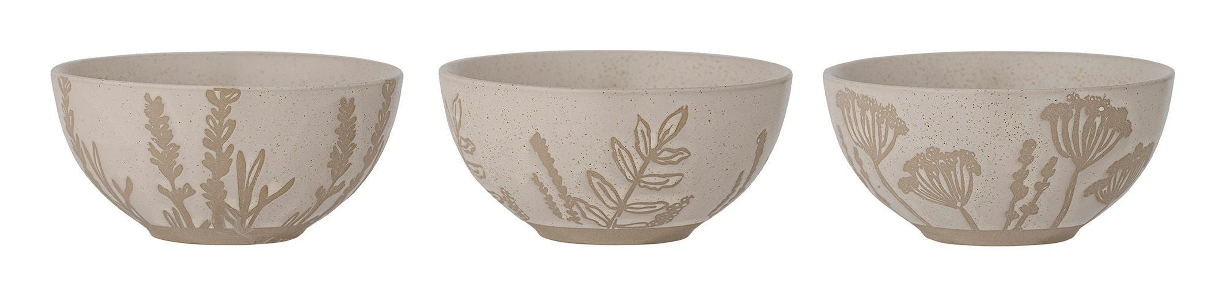 Creative Collection Primrose Bowl, Nature, Stoneware