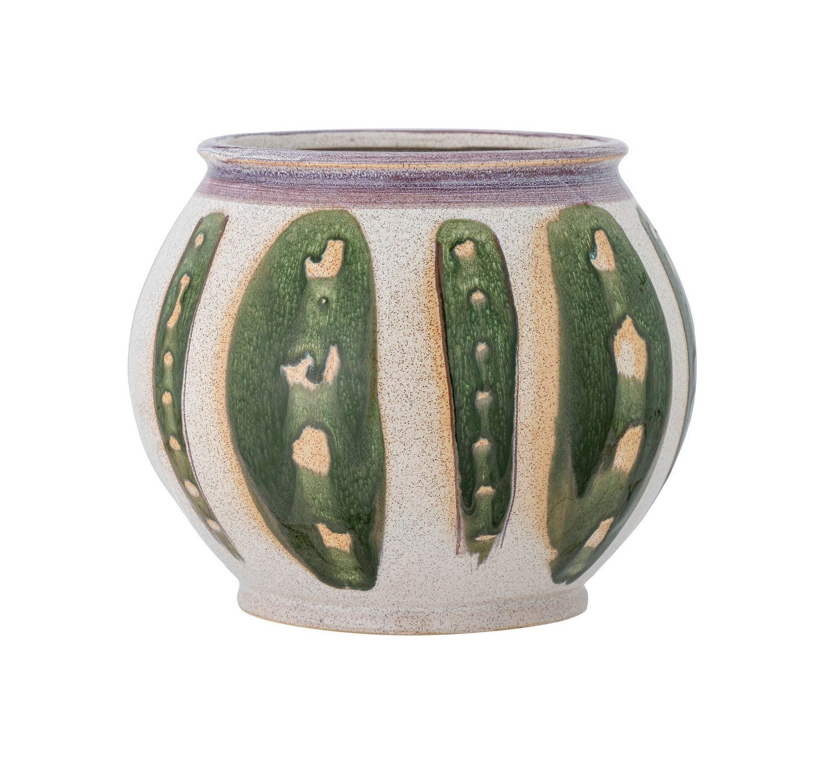 Creative Collection Sazan Flowerpot, Green, Stoneware