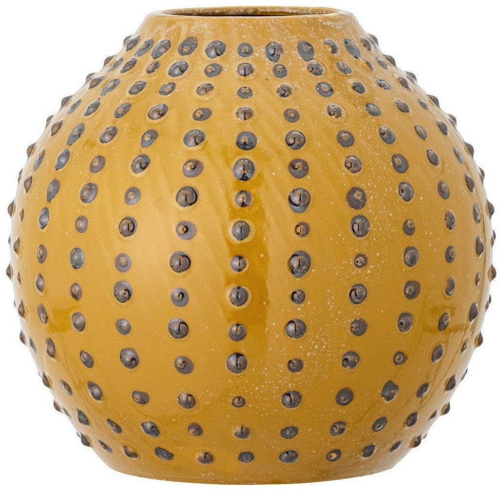 [product_category]-Creative Collection Toofan Vase, Yellow, Stoneware-Creative Collection-5711173297467-82057516-BLO-1