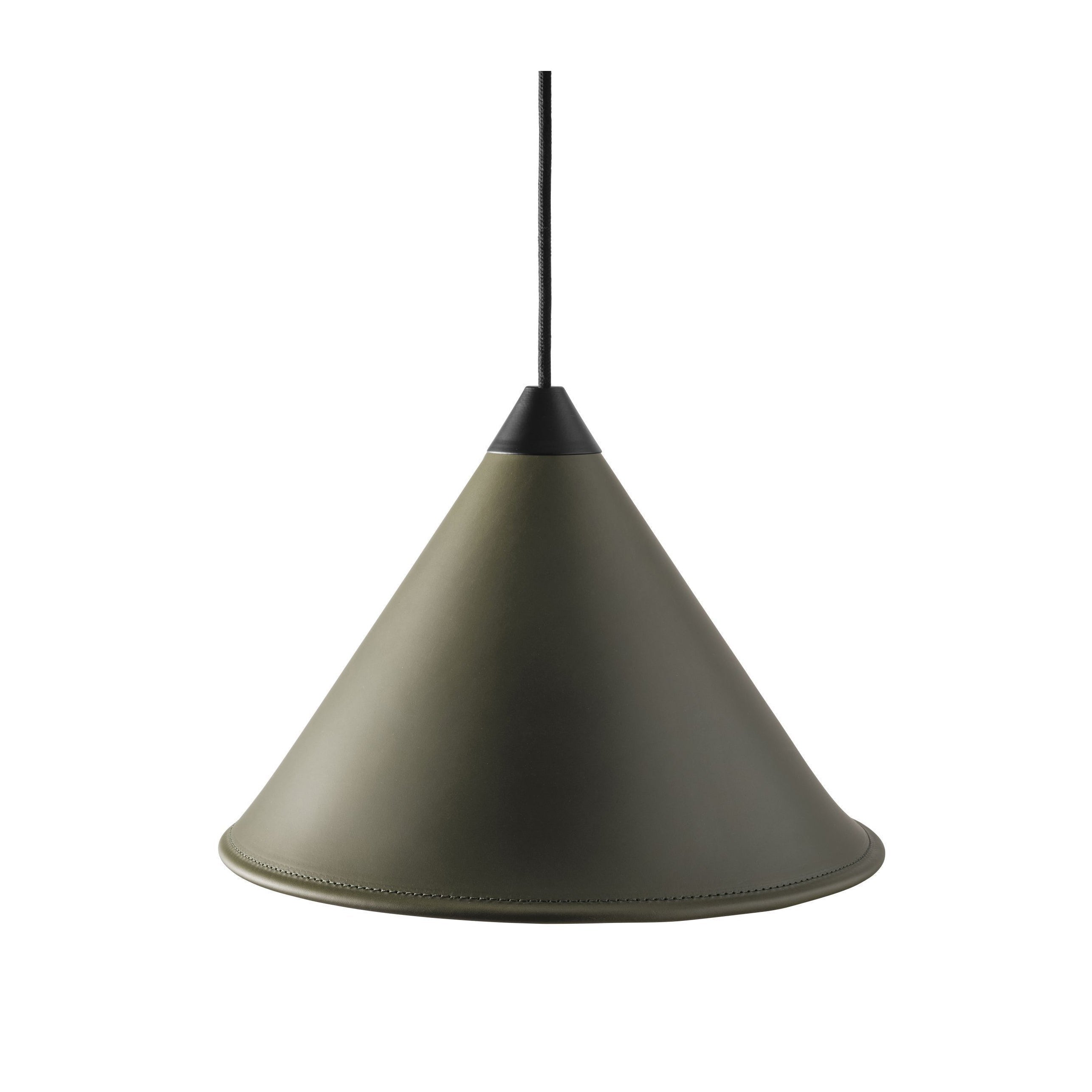 [product_category]-Cuero Namibia Pendant ø 25 Cm, Grass Green/Black With Black Cable-Cuero-7340172635253-1500729-CUE-1