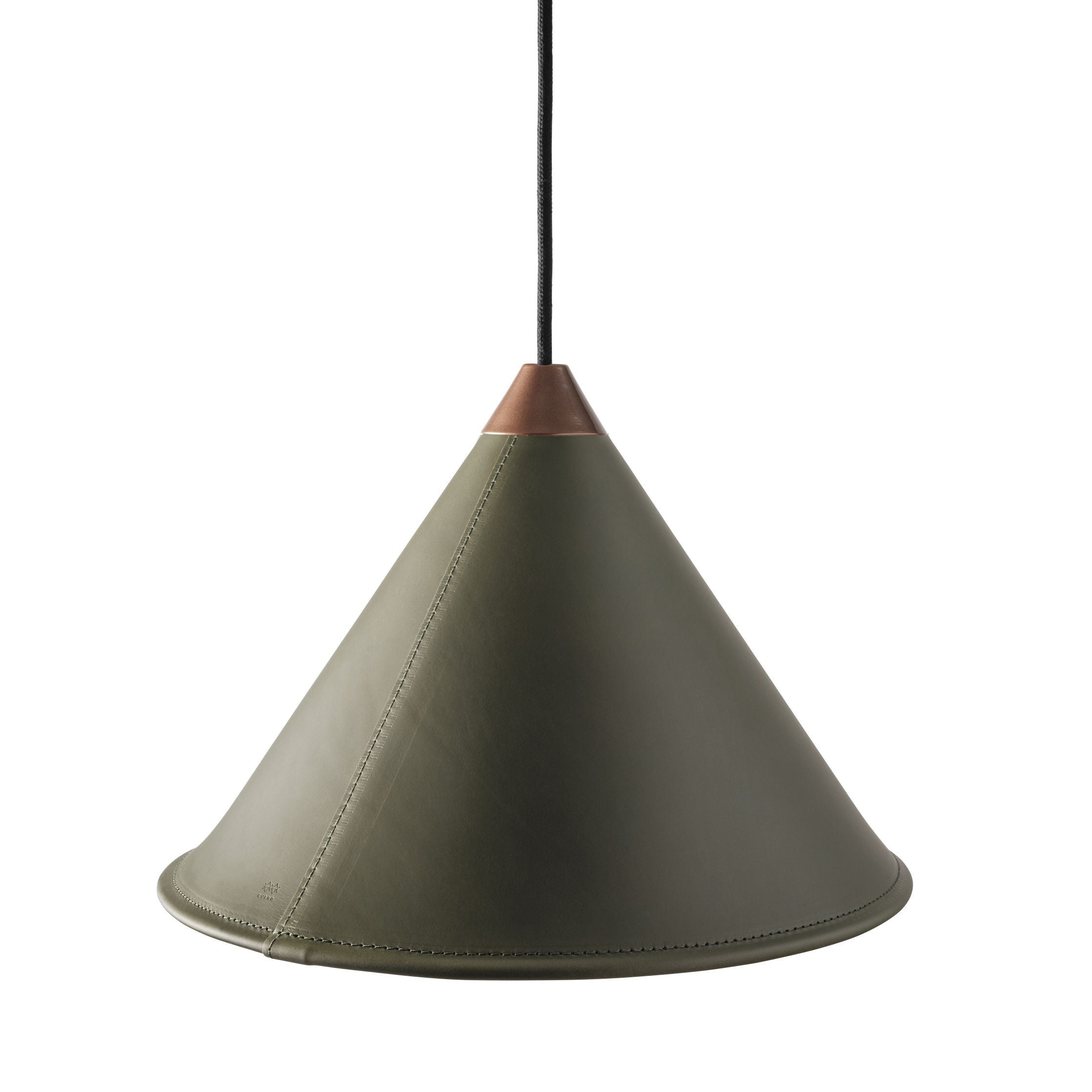 [product_category]-Cuero Namibia Pendant ø 35 Cm, Grass Green/Copper With Black Cable-Cuero-7340172636861-1510733-CUE-2