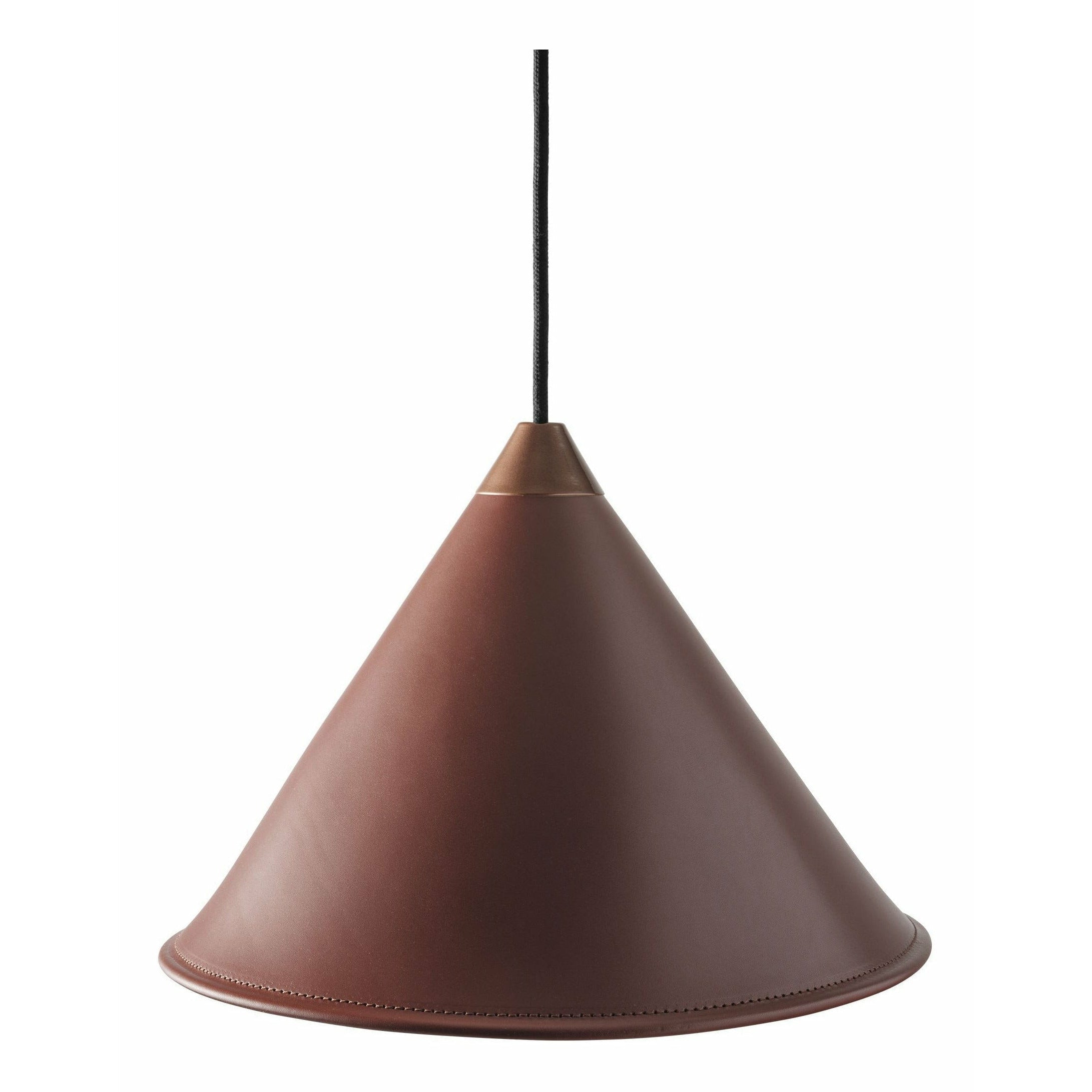 [product_category]-Cuero Namibia Pendant ø 45 Cm, Oak Brown/Copper With Black Cable-Cuero-7340172636830-1520633-CUE-1