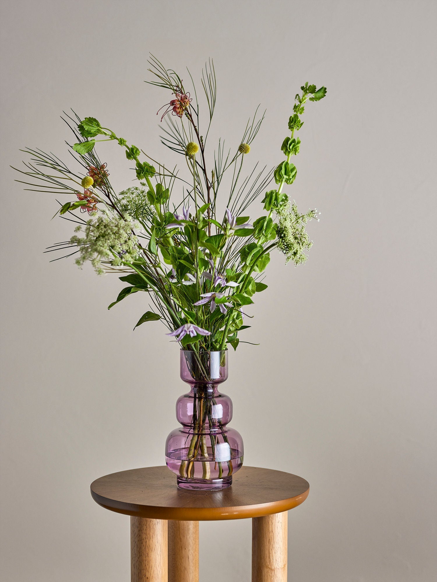 Bloomingville Johnson Vase, Purple, Glass