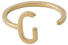 Design Letters LITERATION A-Z, 18K GOLD PLATED, G