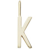 Design Letters Bogstav Charm A-Z 16 Mm, Guld, K