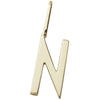 Design Letters Bogstav Charm A-Z 16 Mm, Guld, N