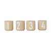 Design Letters Espressokoppar set, beige