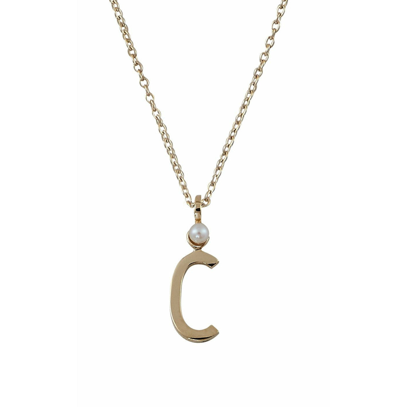 [product_category]-Design Letters Necklace In Pure Gold, C-Design Letters-5710498188665-90304012C-DES-1