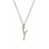 Design Letters Halsband 14k guld, y