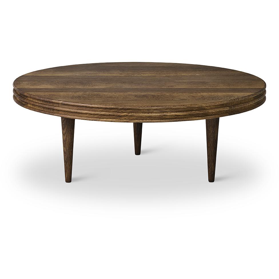 [product_category]-Dk3 Groove Three Legged Side Table Oak Smoked, øx H 60x30 Cm-DK3-5714615025499-GC-60-30-SO-OI-DK3-3