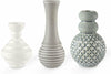 Dottir Samsurium Minibell Vase Set, Blue/Gray