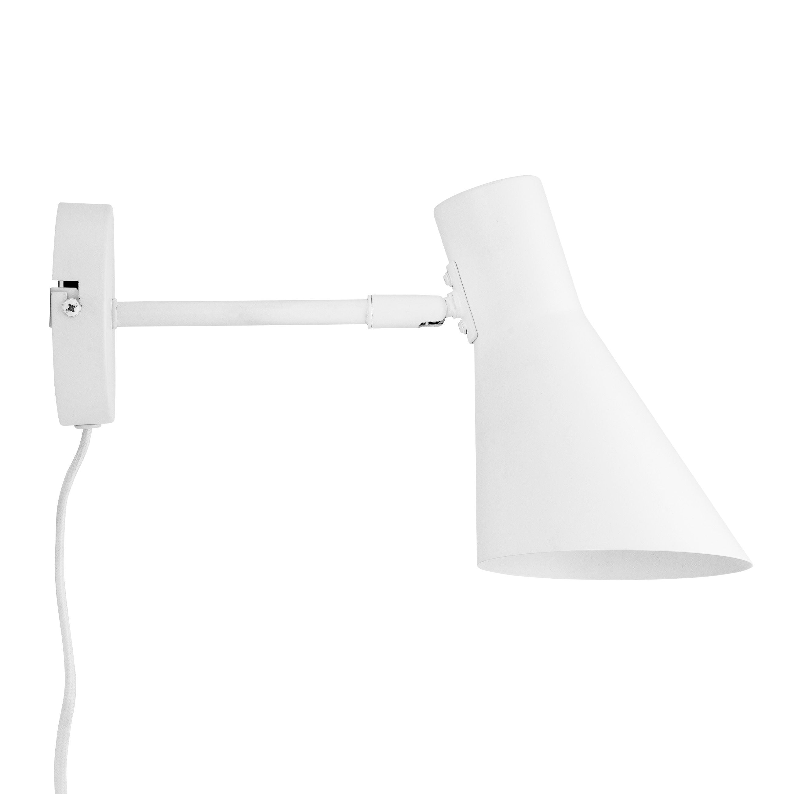 Dyberg Larsen DL12 vägglampa, vit