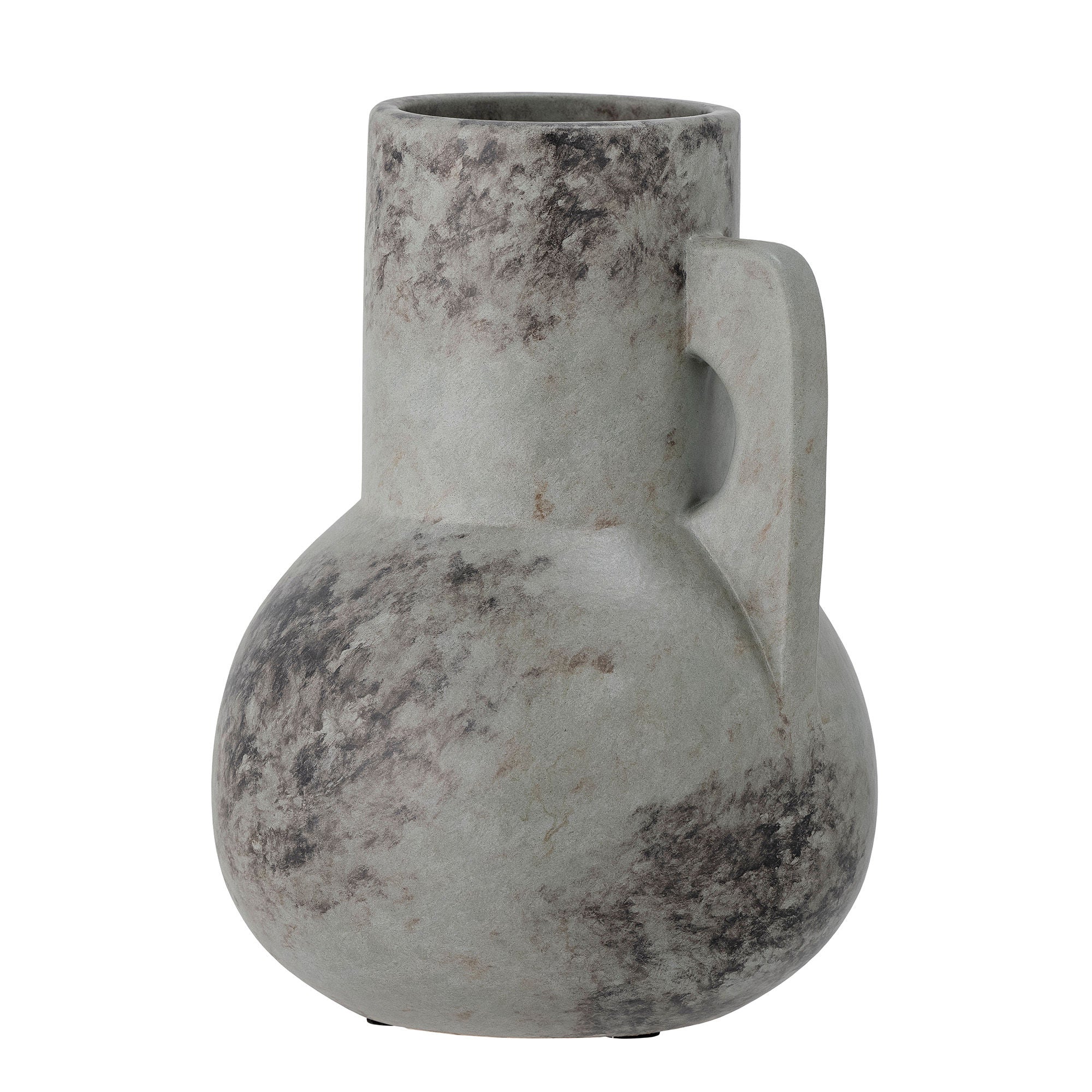 Bloomingville Tias Vase, Grey, Ceramic