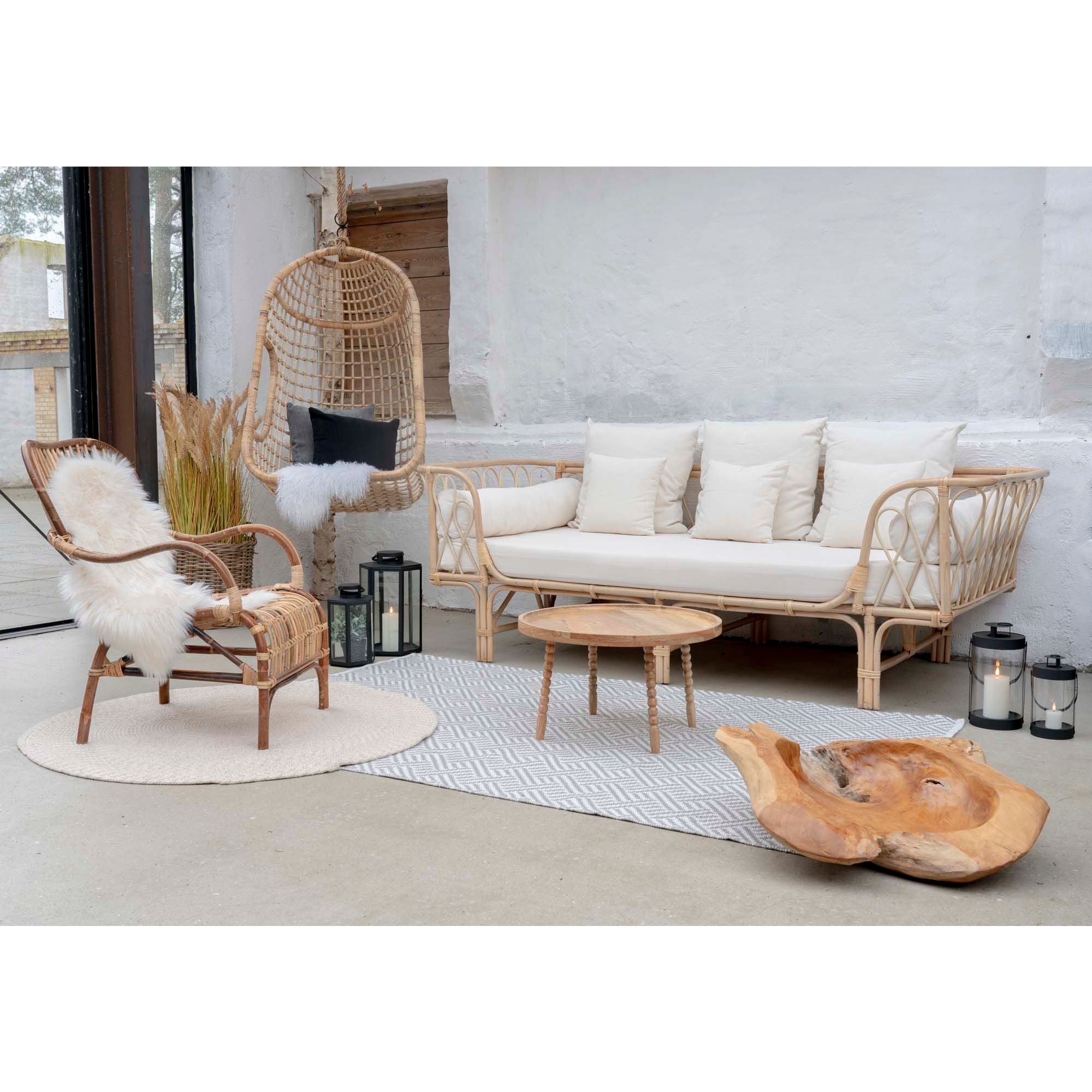 House Nordic Montella Rattan Sofa