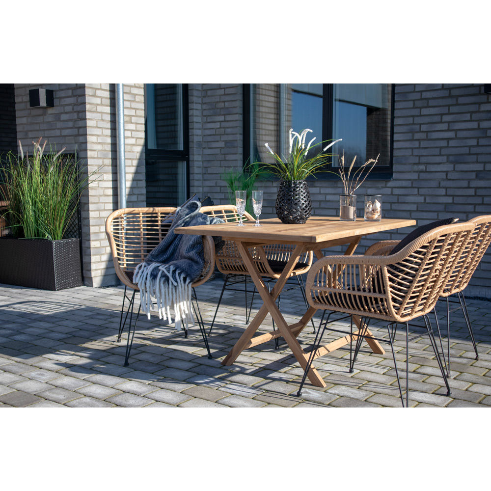 House Nordic Oviedo Teak Dining Table