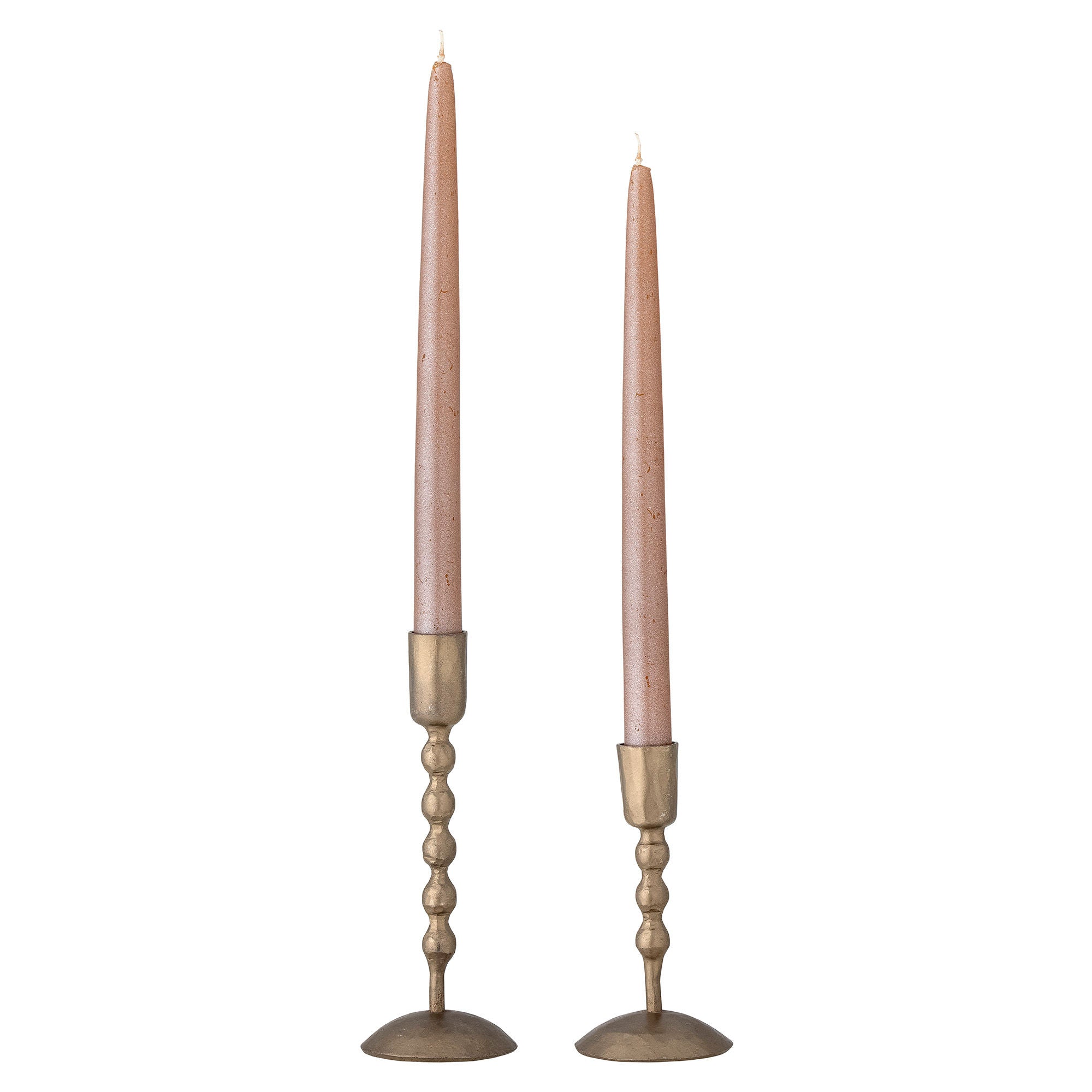 Bloomingville Kimmie Candle Holder, Brass, Metal