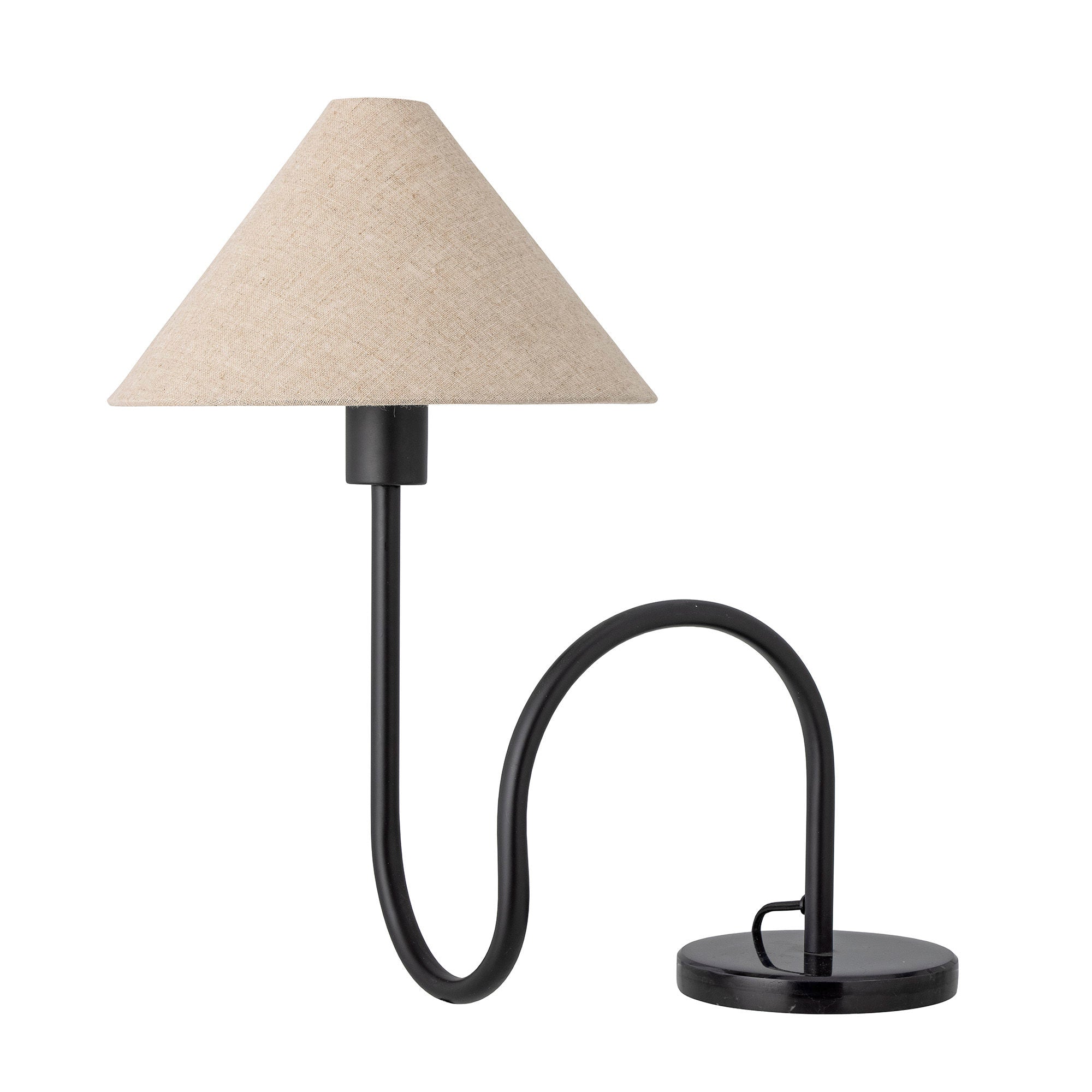 Bloomingville Emaline Table lamp, Black, Marble
