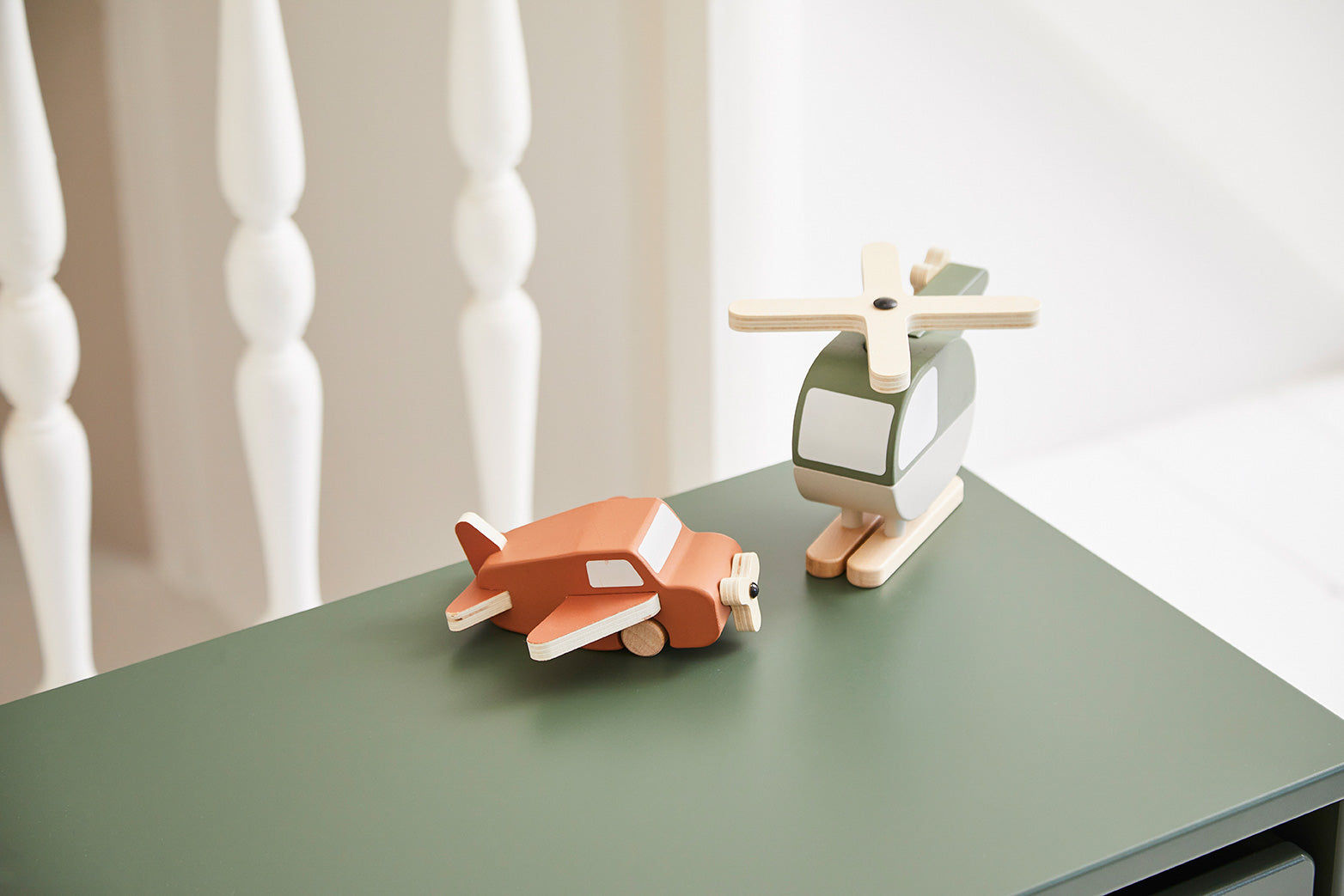 FLEXA Wooden Helicopter and Plane