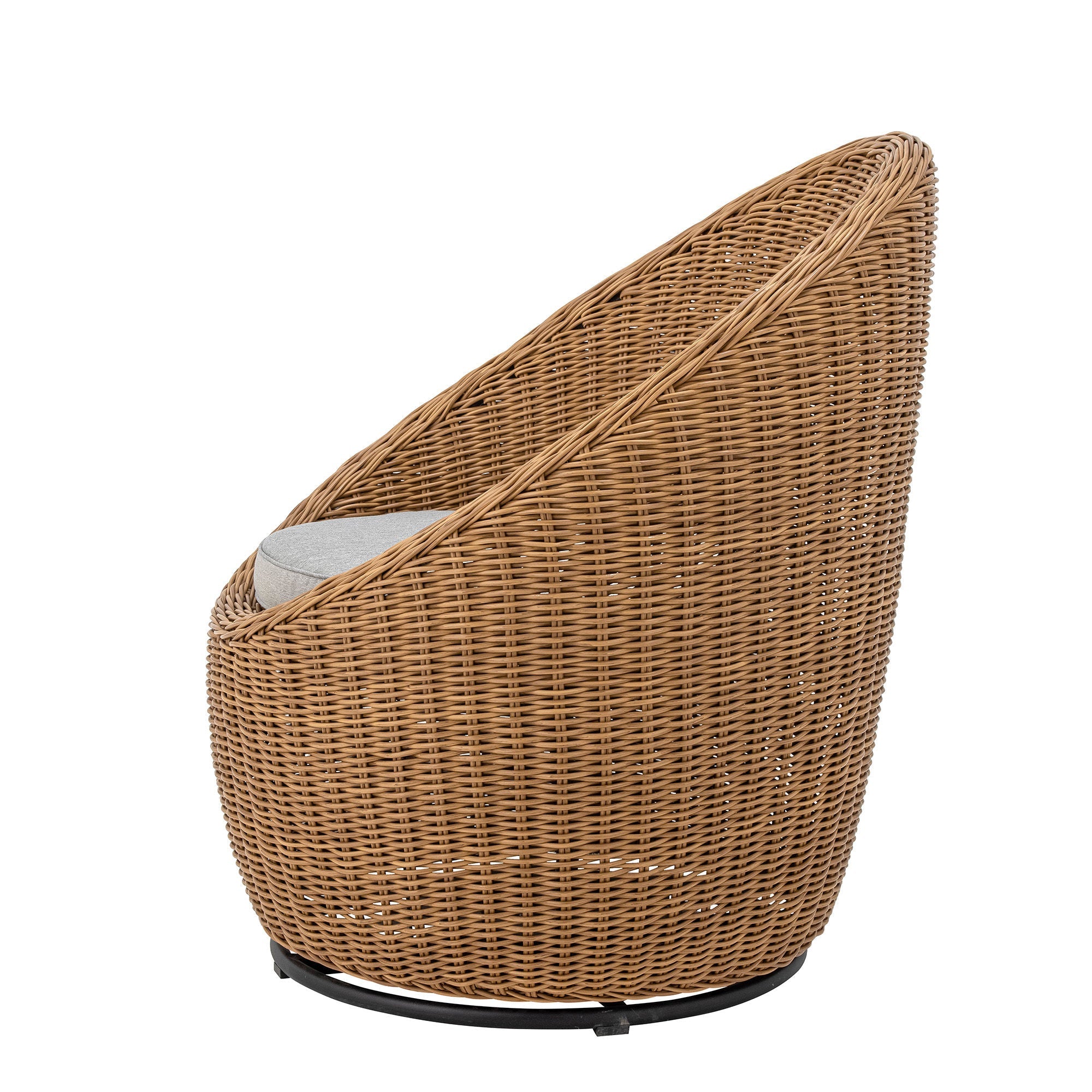 Bloomingville Roccas Lounge Chair, Brown, Polyrattan