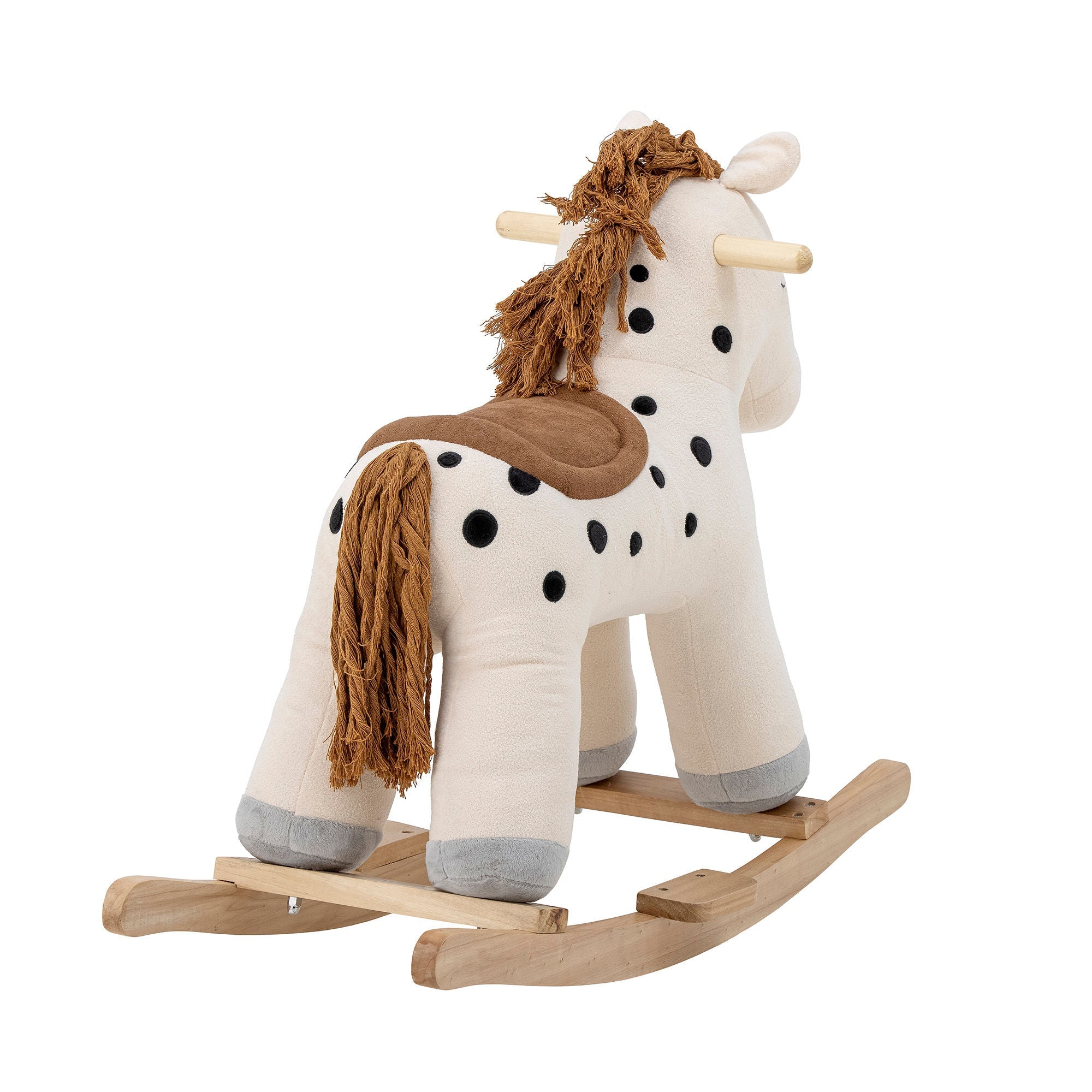 [product_category]-Bloomingville MINI Merlen Rocking Toy, Horse, White, Polyester-Bloomingville MINI-5711173319817-82062144-BLO-5