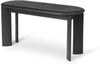 Ferm Living Bevel Bench Black Oiled Oak, 900 cm