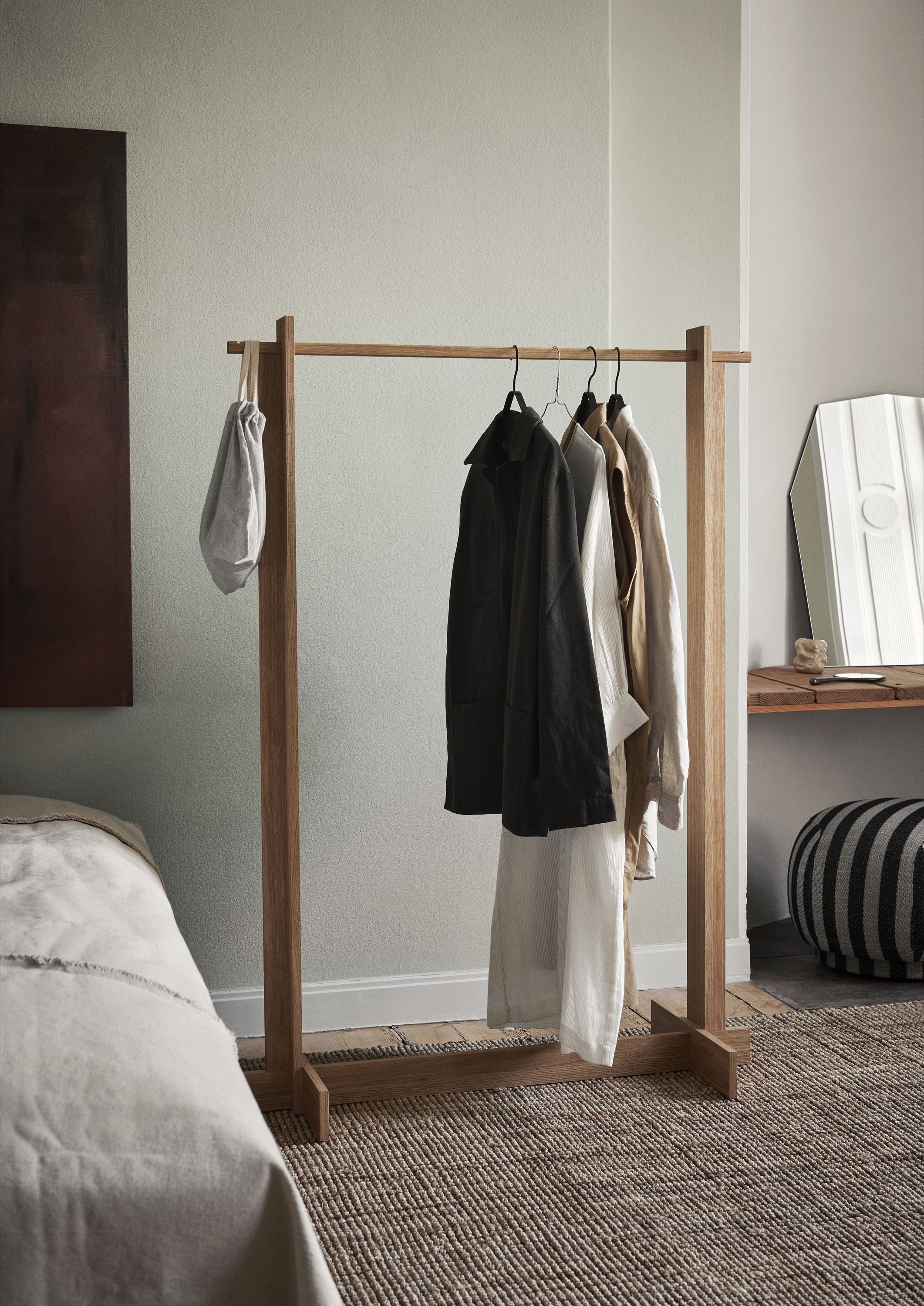 [product_category]-Ferm Living Bridge Clothes Rack, Oiled Oak-Ferm Living-5704723313359-1104268369-FER-3