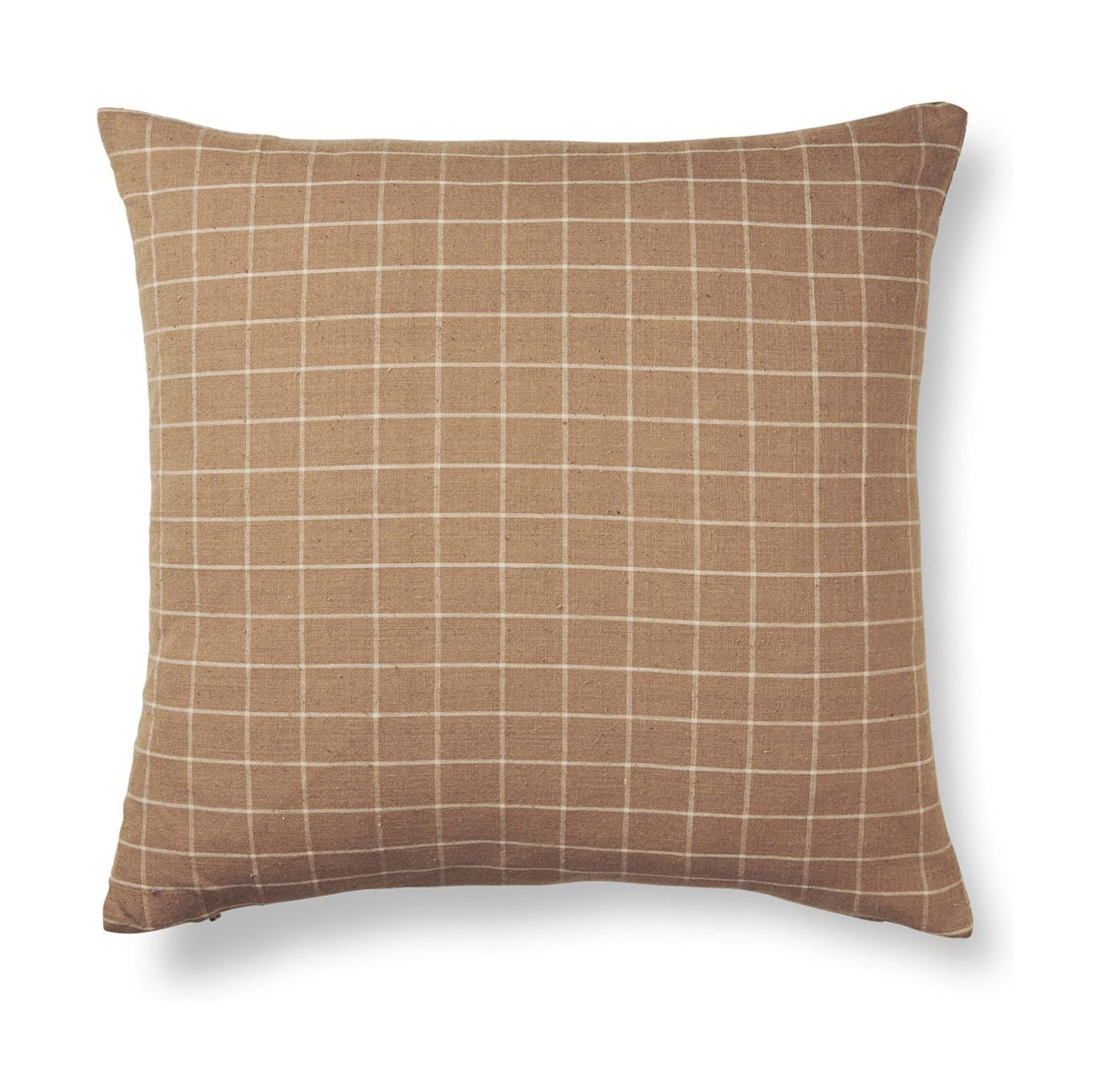 [product_category]-Ferm Living Brown Cotton Cushion, Check-Ferm Living-5704723304449-1104267478-FER-1