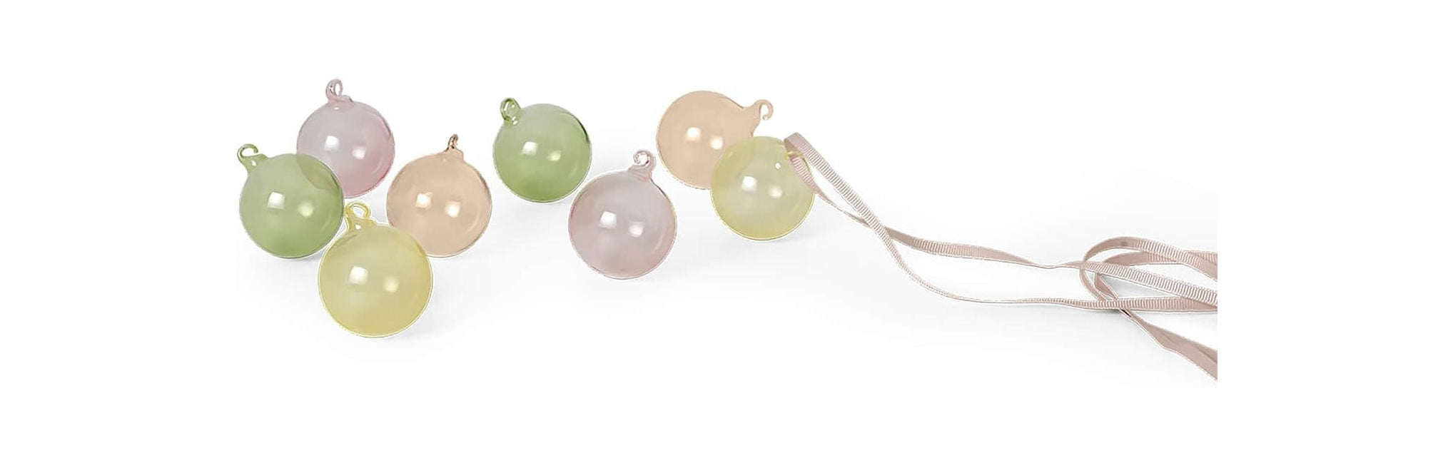 [product_category]-Ferm Living Glass Baubles, S, Set Of 8, Mixed Light-Ferm Living-5704723290810-1104266115-FER-1