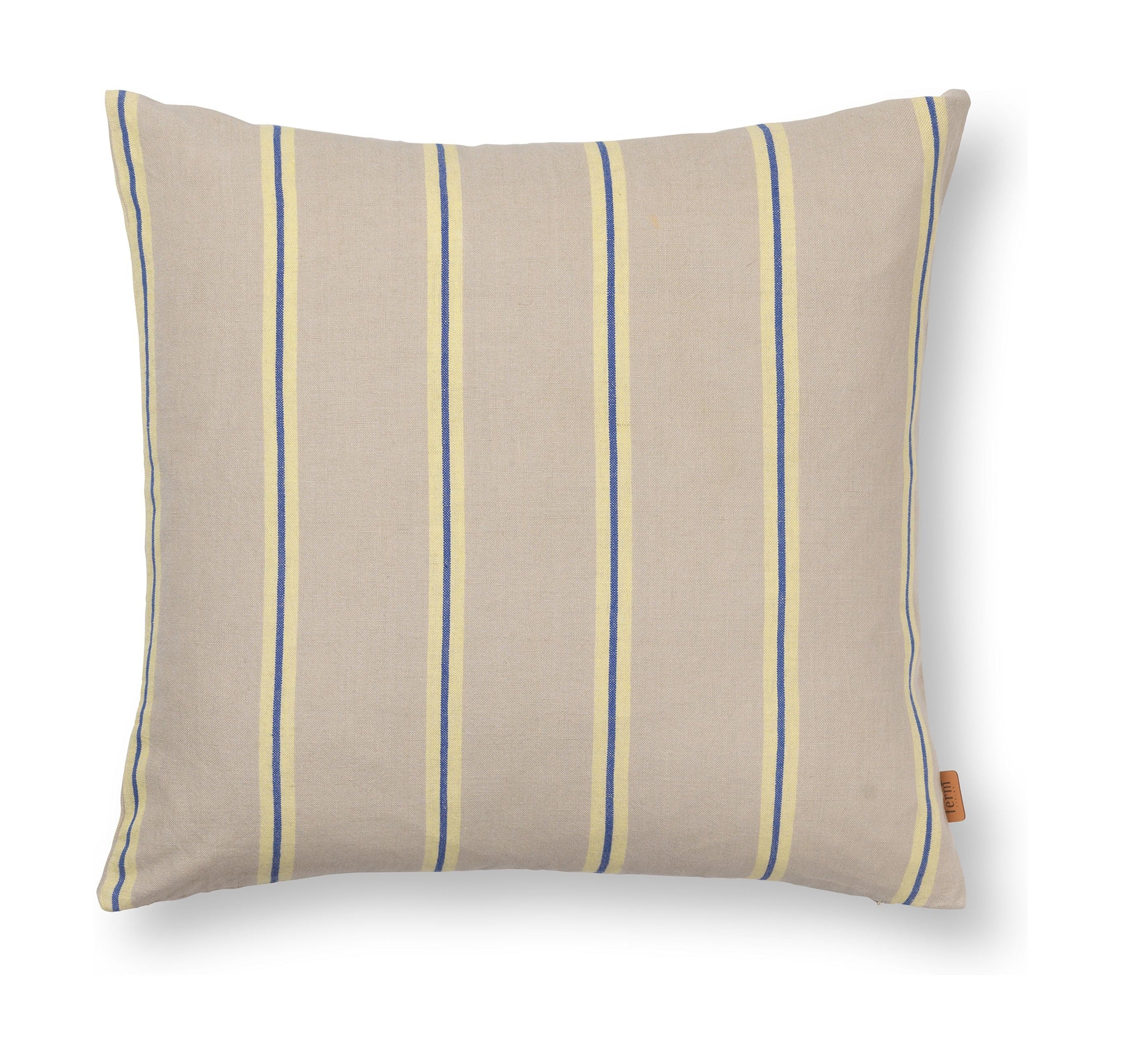 [product_category]-Ferm Living Grand Cushion Cover, Oyster/Lemon/Br Blue-Ferm Living-5704723289616-1104265995-FER-1