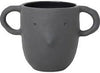 Ferm Living Mus Urtepotte Dark Grey, Large