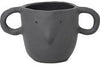 Ferm Living Mus Urtepotte Dark Grey, Small