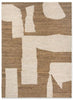 Ferm Living Piece Rug 140 x 200 cm, off White/Toffee