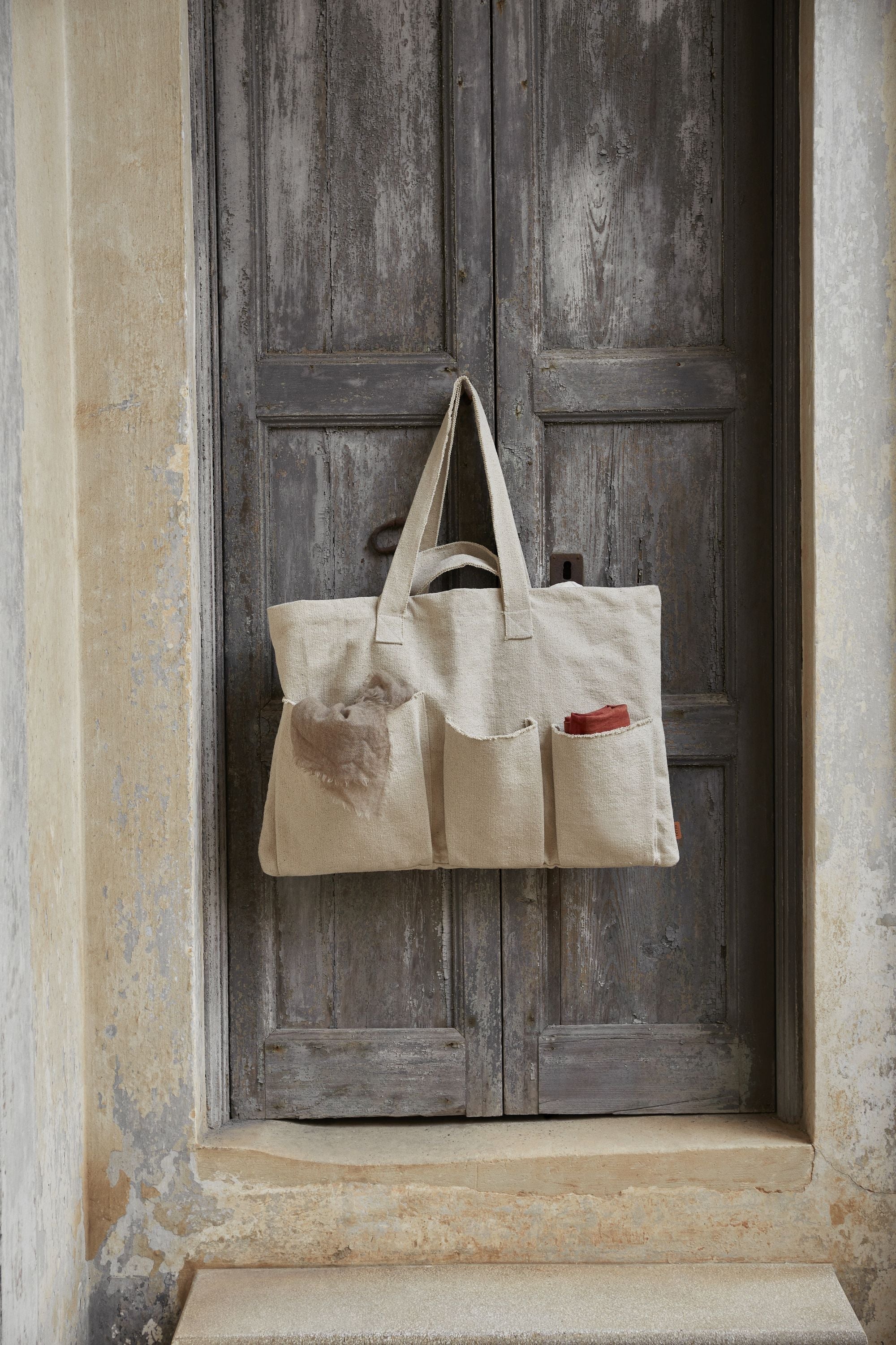 [product_category]-Ferm Living Pocket Weekend Bag, Off White-Ferm Living-5704723305712-1104267605-FER-2