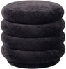 Ferm Living Pouf Round Fadet Velvet Mocca, 47cm