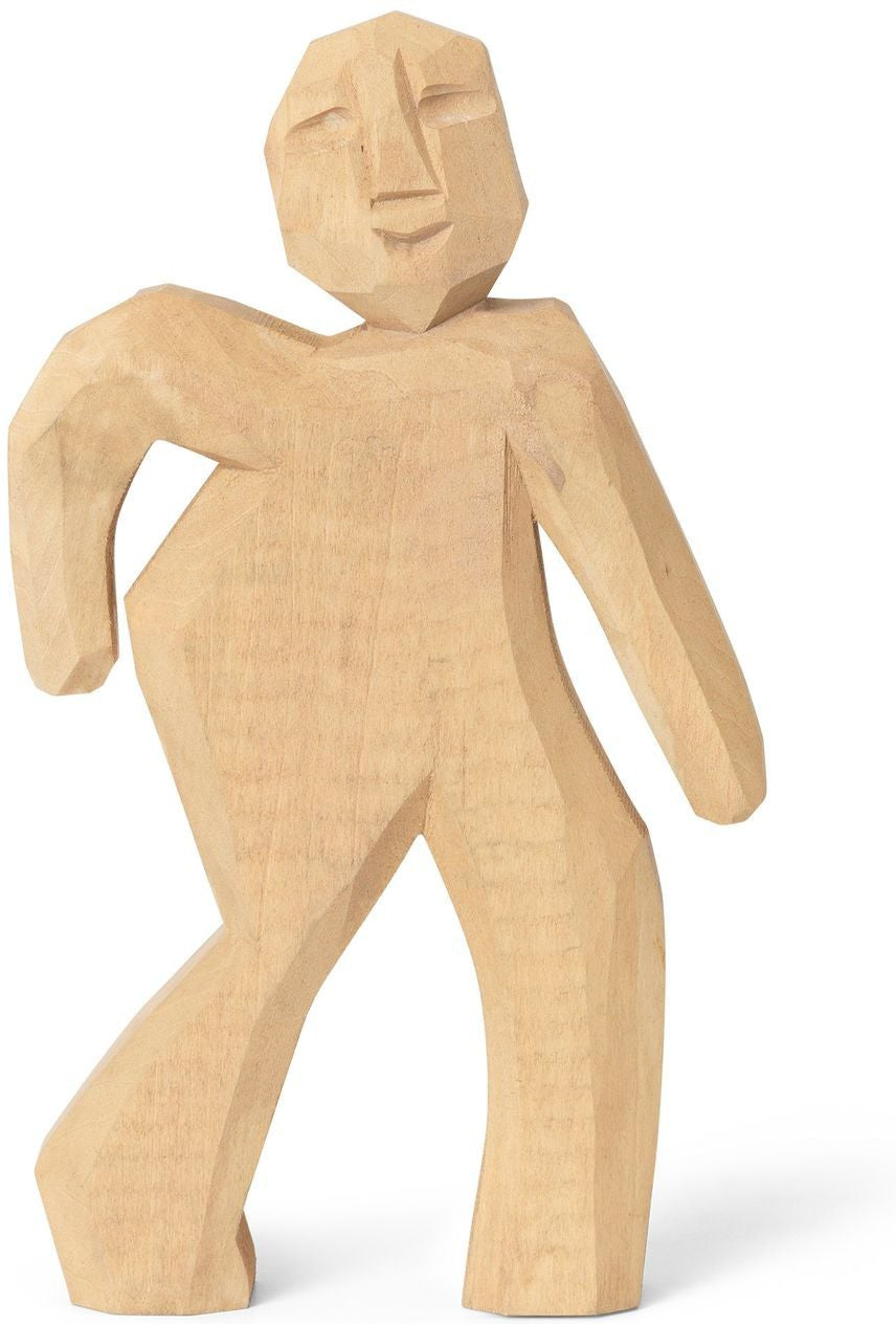 Ferm Living Victor Hand udskåret figur, naturlig