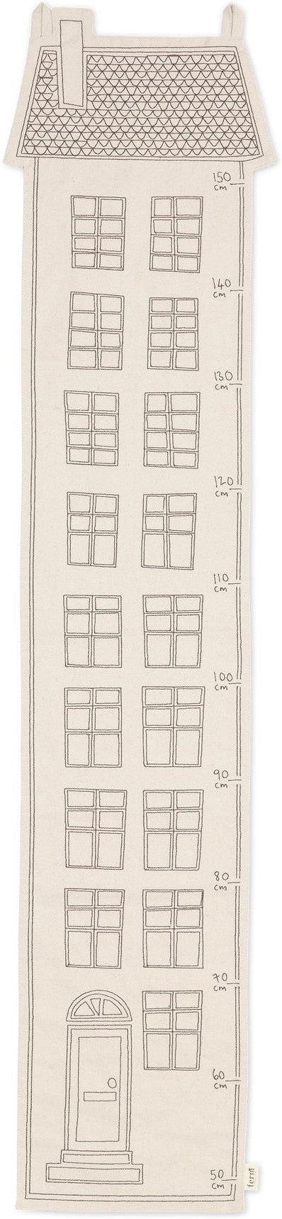 Ferm Living Abode Growth Chart, Undyed Off White
