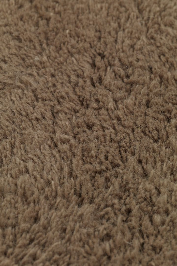 Ferm Living Forma Wool Rug, Large, Ash Brown