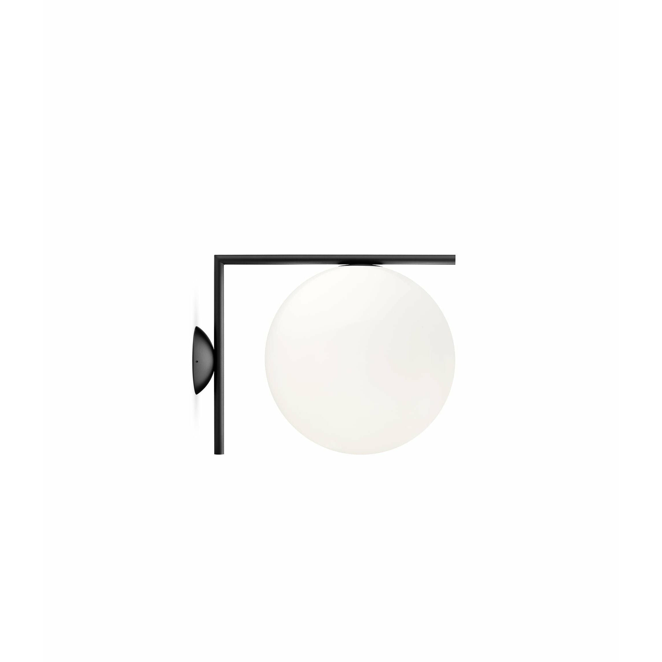 FLOS IC Light C/W2 Vägglampa/taklampa, svart