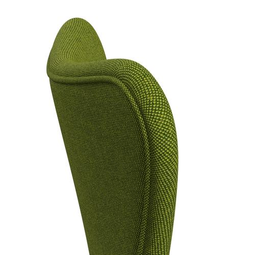 [product_category]-Fritz Hansen 3107 Chair Full Upholstery, Black/Hallingdal Green-Fritz Hansen-3107FU-HAL980-DRBL-FRI-5